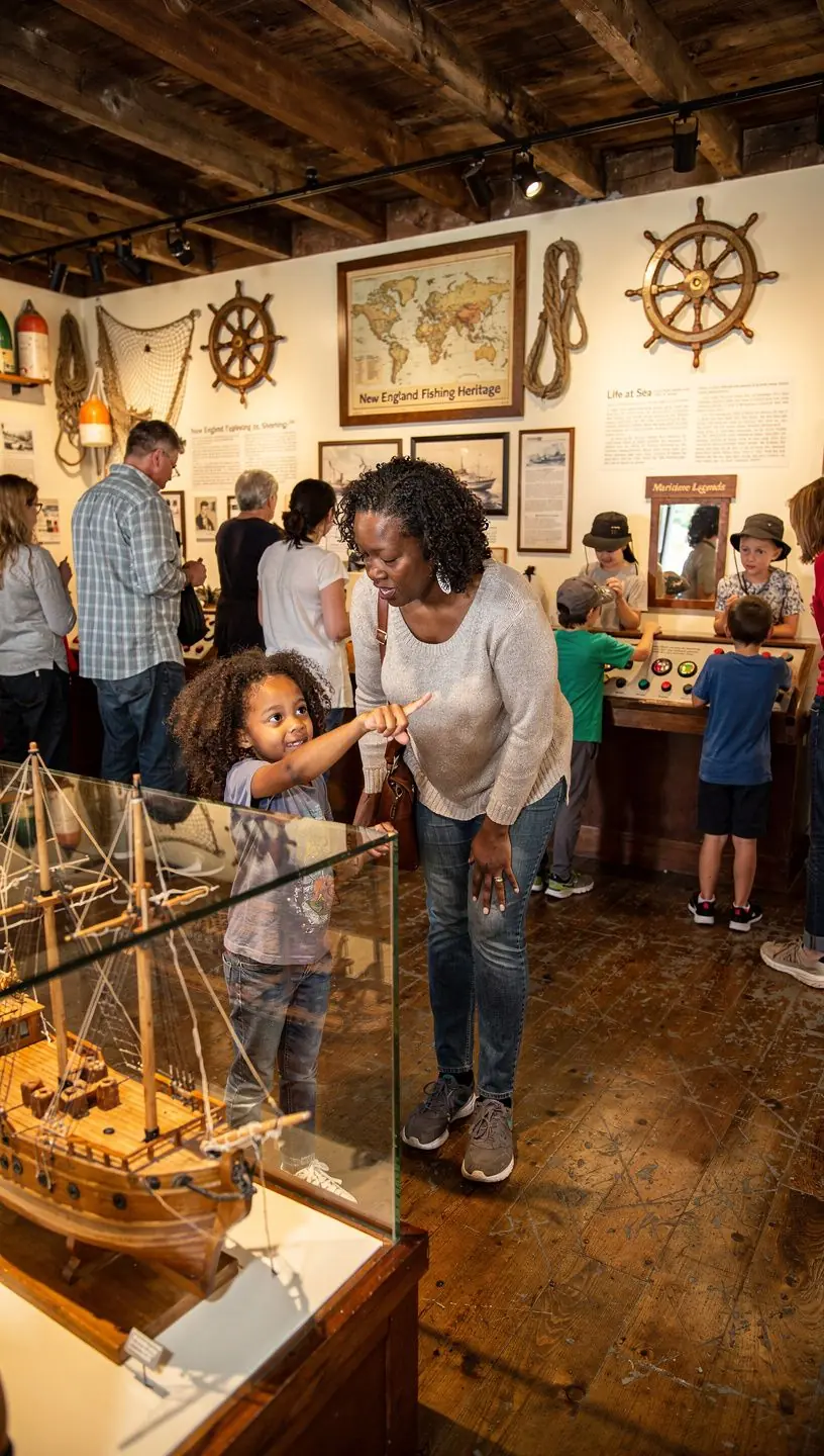 Туристы, исследующие старинный маяк, окруженный живописными пейзажами.