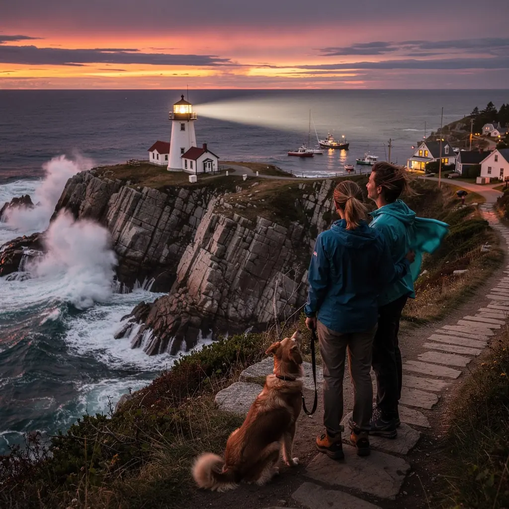 Пешеходная улица с уютными кафе и магазинами, отражающая атмосферу города.